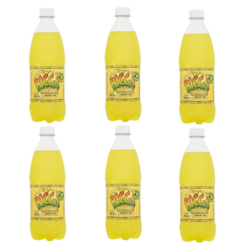 Bigga Soft Drinks 600ml Assorted Flavours (Box of 6 & 12 Bottles)