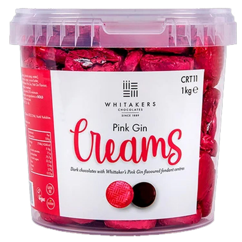 Whitakers Chocolate Creams  Bulk Range Mint Coffee Strawberry Orange Rose Violet Ginger Flavours (800g-1kg)