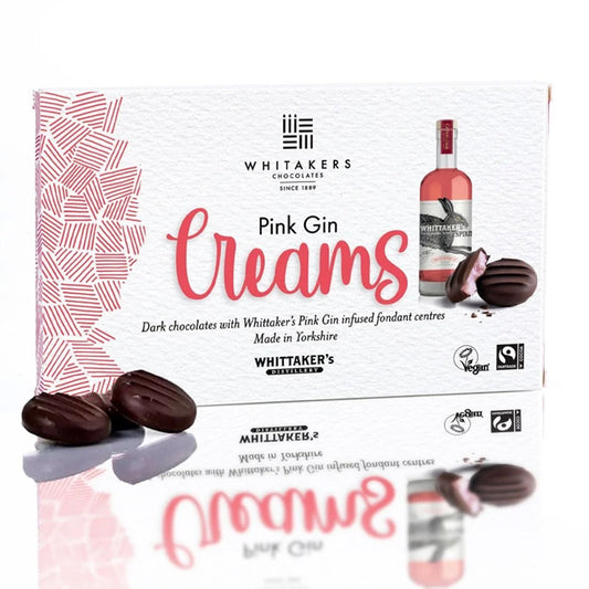 Whitakers Pink Gin Creams Chocolate Sweets 150g (7 & 14 Boxes)