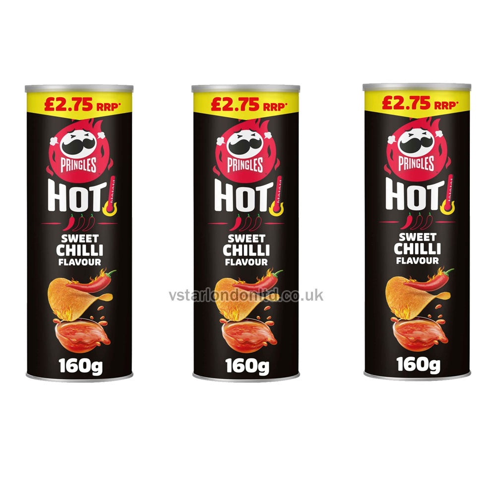 Pringles Hot Sweet Chilli Sharing Crisps 160g PMP
