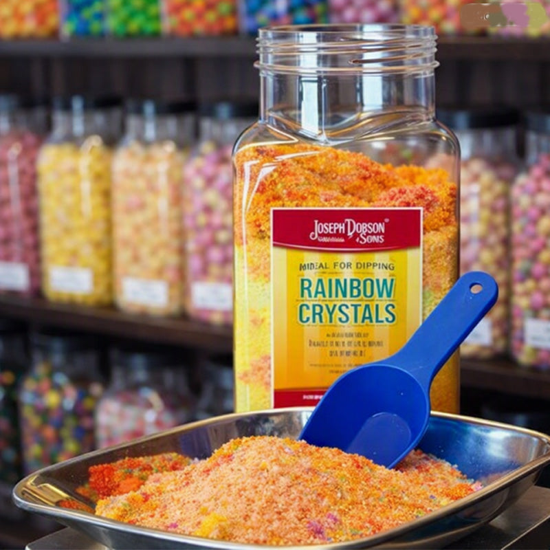Dobsons Rainbow Crystals Sherbet 2.72kg Jar Assorted Flavours