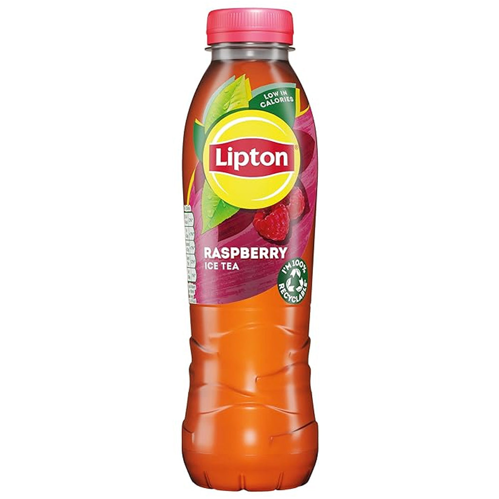 Lipton Ice Tea Raspberry Still Soft Drink 500ml (Pack Of 12)