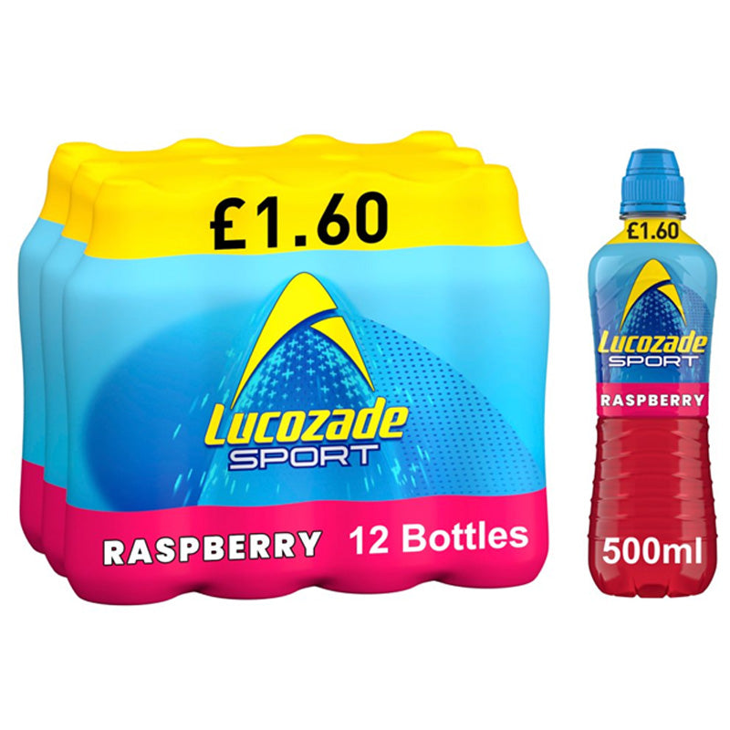 Lucozade Sport Drink 12 x 500ml – Various Flavours (PMP)