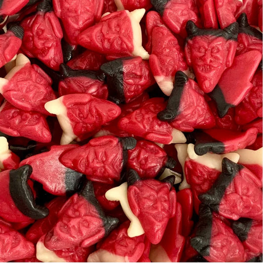 Vidal Spicy Devils Halloween Jelly Sweets (500g – 3kg) – Red Devil Shaped Sweets