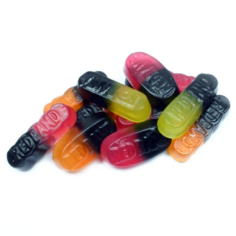 Red Band Fruit Duos Liquorice Sweets 500g Fruity Chewy Candy