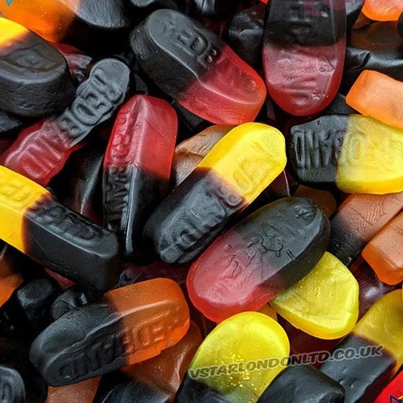 Red Band Fruit Duos Liquorice Sweets 500g Fruity Chewy Candy