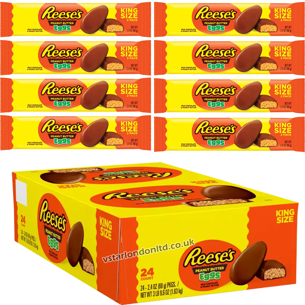 Reese's Peanut Butter Eggs King Size 24 x 68g Packs