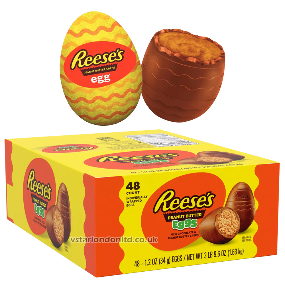 Reeses Peanut Butter Creme Eggs 34g (Box of 48)