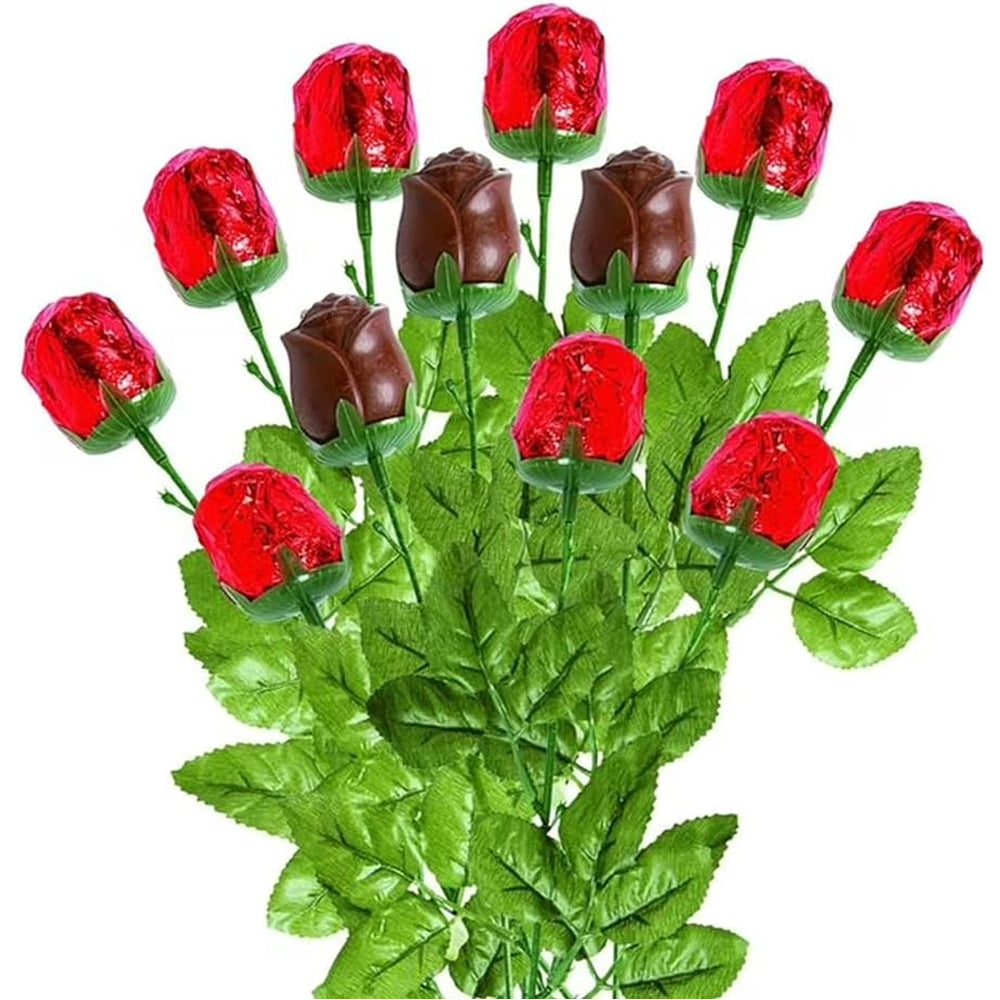 Chocolate Flavoured Candy Roses 18g (Pack of 18)