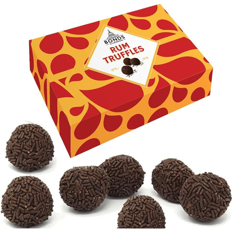 Bonds Rum Truffles Gift Box 150g x 6 or 12 Boxes Sugar & Cocoa Coated