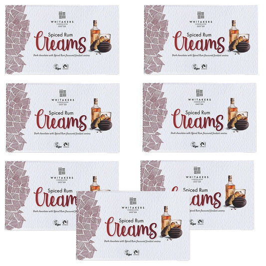 Whitakers Spiced Rum Creams 150g (7 & 14 Boxes) – Dark Chocolate