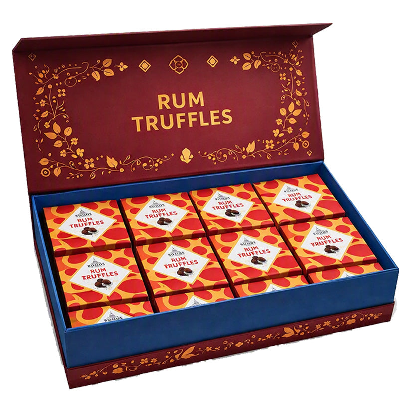 Bonds Rum Truffles Gift Box 150g x 6 or 12 Boxes Sugar & Cocoa Coated