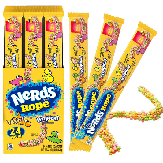 Nerds Rope Tropical Candy 26g (Box Of 24)
