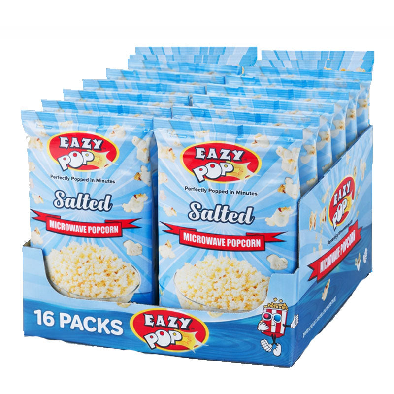 Eazy Pop Magicorn Microwave Popcorn 85g Sweet Salted Butter Flavour (Box of 16 Packs)