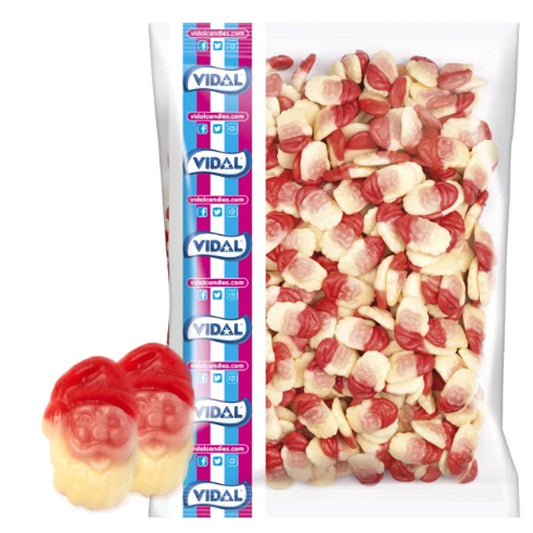 Vidal Christmas Gummy Santas Jelly Sweets (1kg - 3kg)