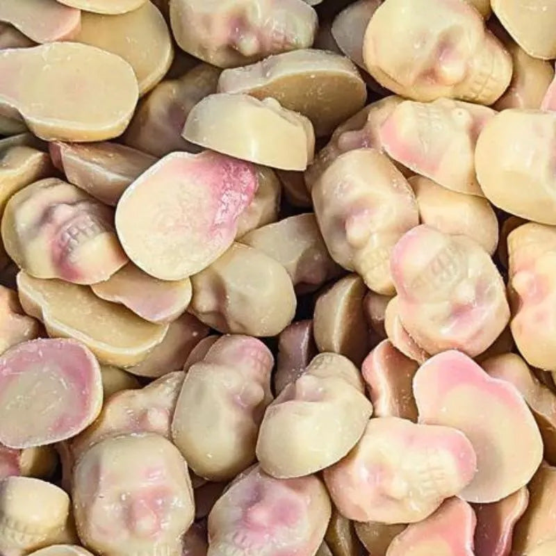 Hannah's Skull Crushers Strawberry Cream Skull Sweets (1kg – 5kg)