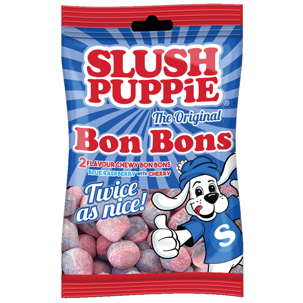Slush Puppie Bon Bons Candy Bags - 12 x 100g Sweet Treats