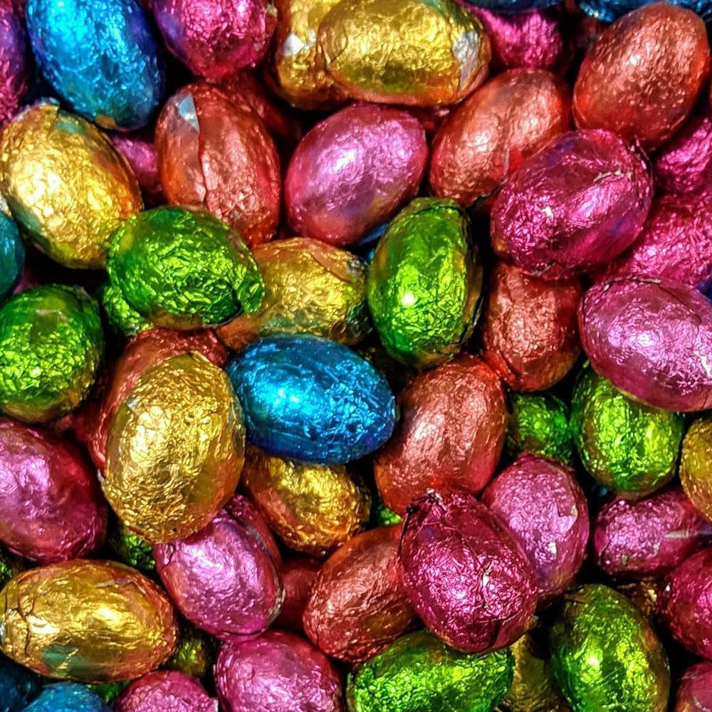 Solid Milk Chocolate Foiled Mini Eggs