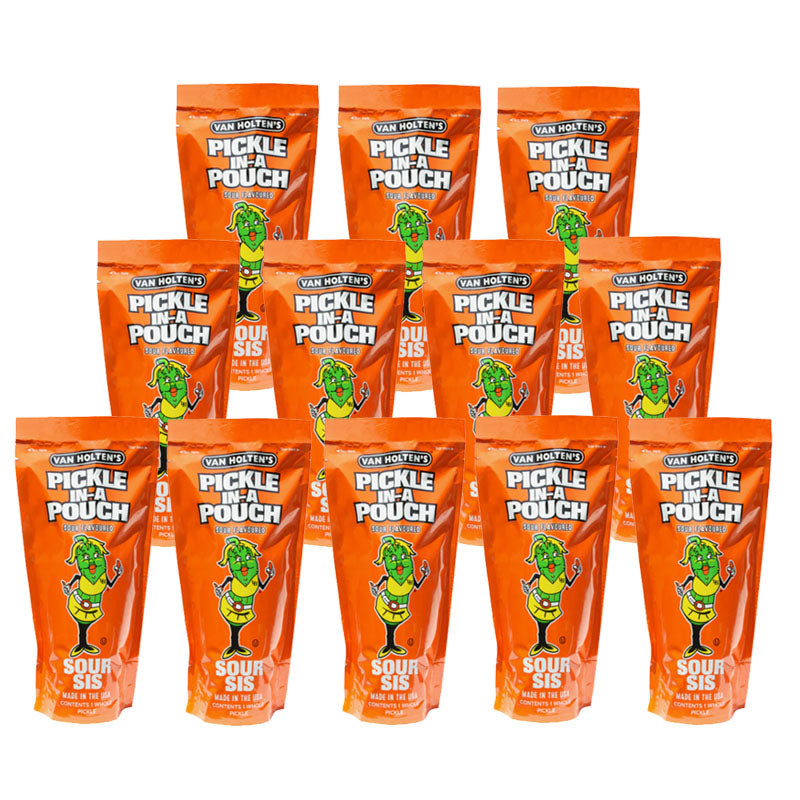 Van Holten’s Pickle In A Pouch 360g Variety – Big Papa, Hot Mama & More (6 & 12 Packs)