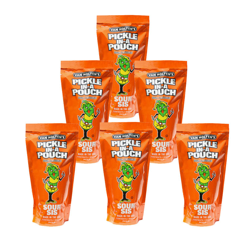 Van Holten’s Pickle In A Pouch 360g Variety – Big Papa, Hot Mama & More (6 & 12 Packs)