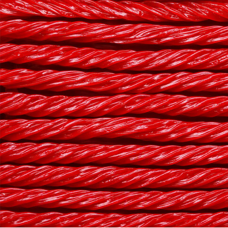 Damel Strawberry Candy Sticks 1.68kg Halal Super Strawberry Lances Tub 60 Pieces