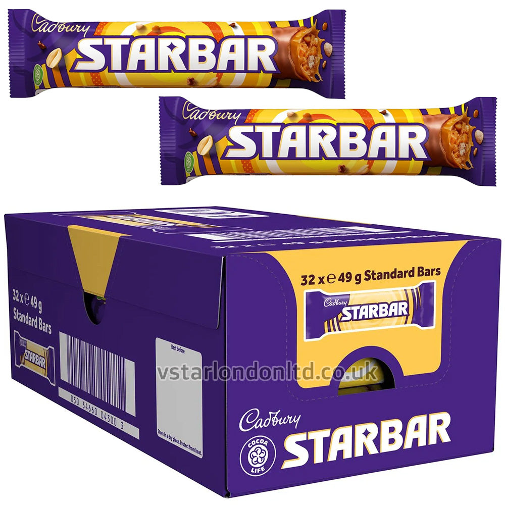 Cadbury Starbar Chocolate 36 x 49g Bars