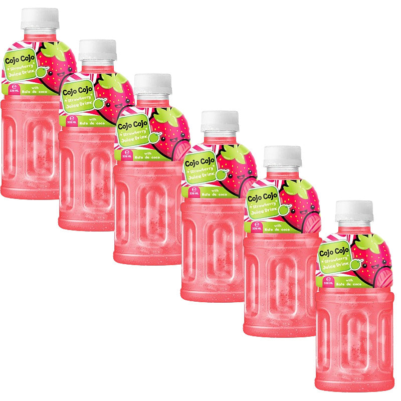 Cojo Cojo Strawberry Flavoured Drink 320ml (Box of 6 Bottles)