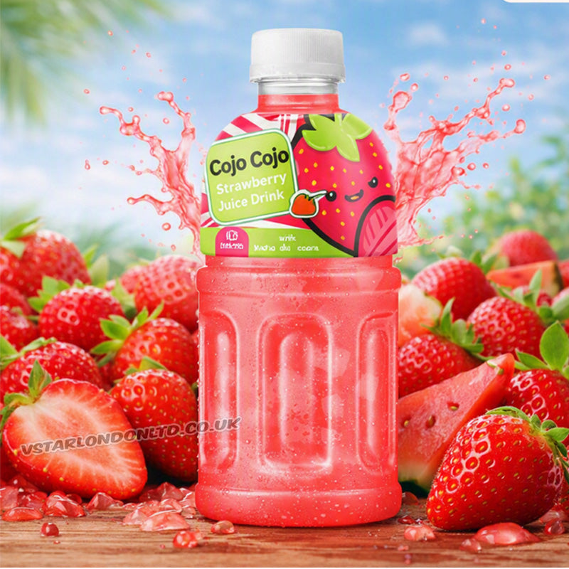 Cojo Cojo Strawberry Flavoured Drink 320ml (Box of 6 Bottles)