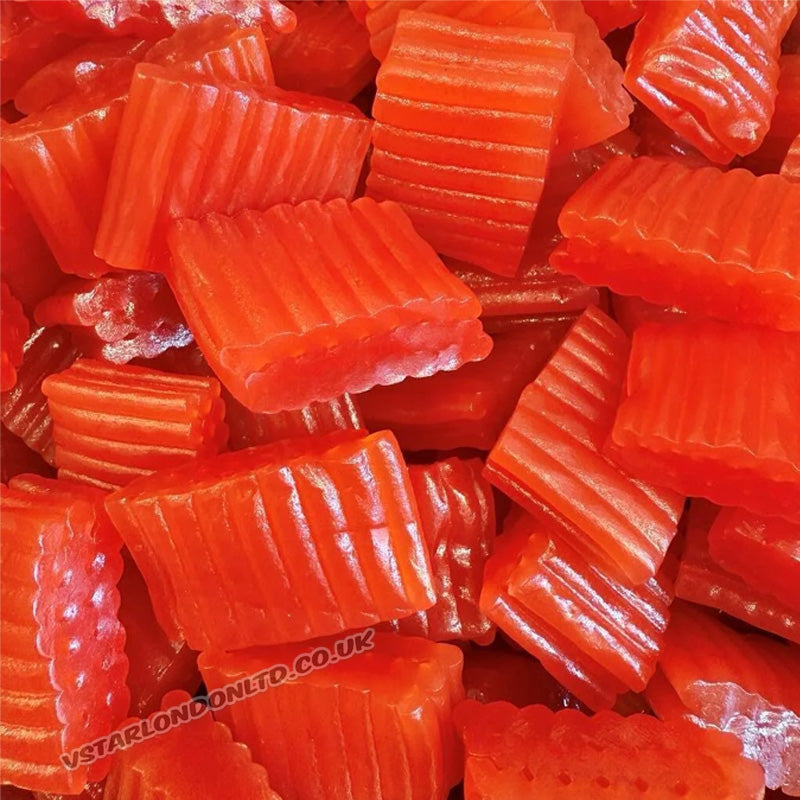 Halva Strawberry Liquorice Squares Bulk Strawberry Sweets (1kg -3kg)