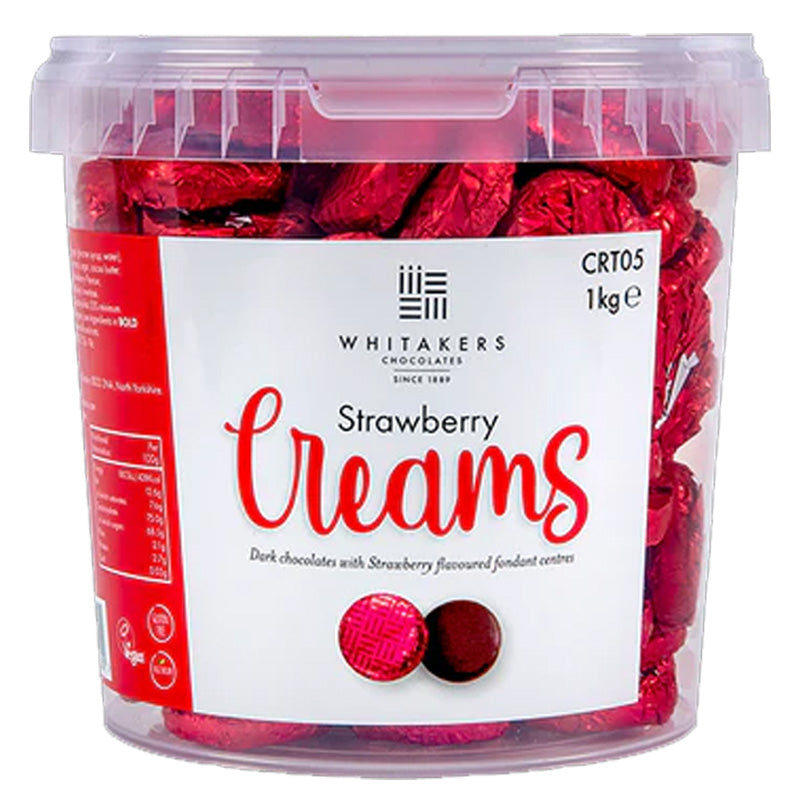 Whitakers Chocolate Creams  Bulk Range Mint Coffee Strawberry Orange Rose Violet Ginger Flavours (800g-1kg)