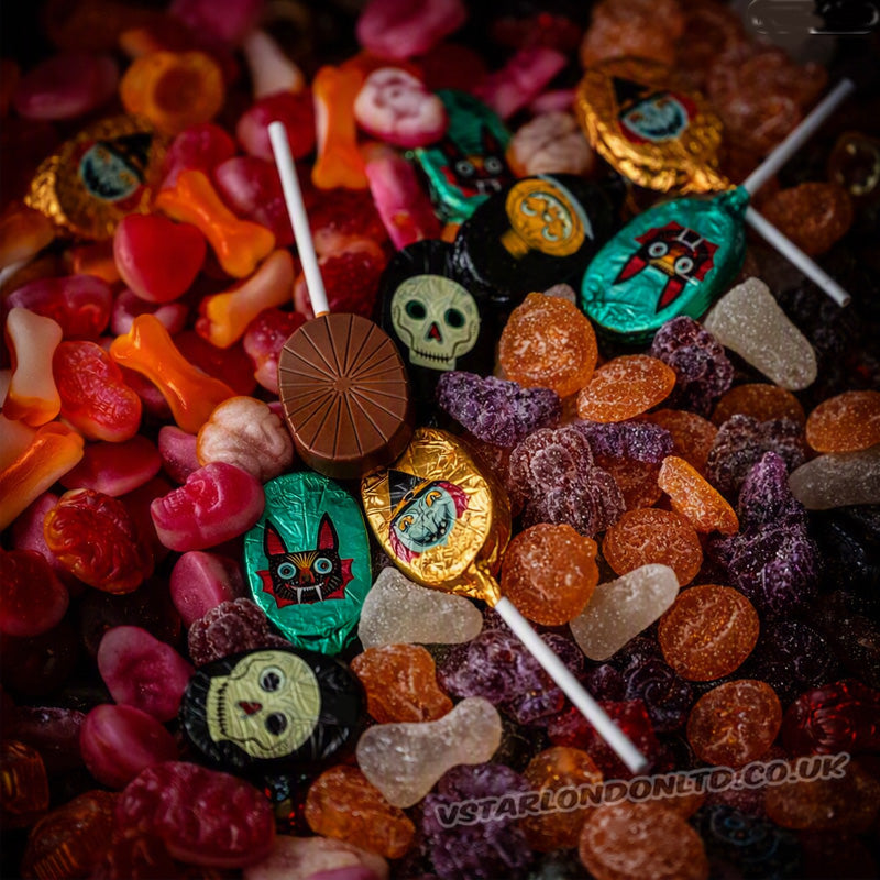 M&S Freaky Fruity Sweets 300g x 2 Packs – Halloween Bones Hearts & Skulls