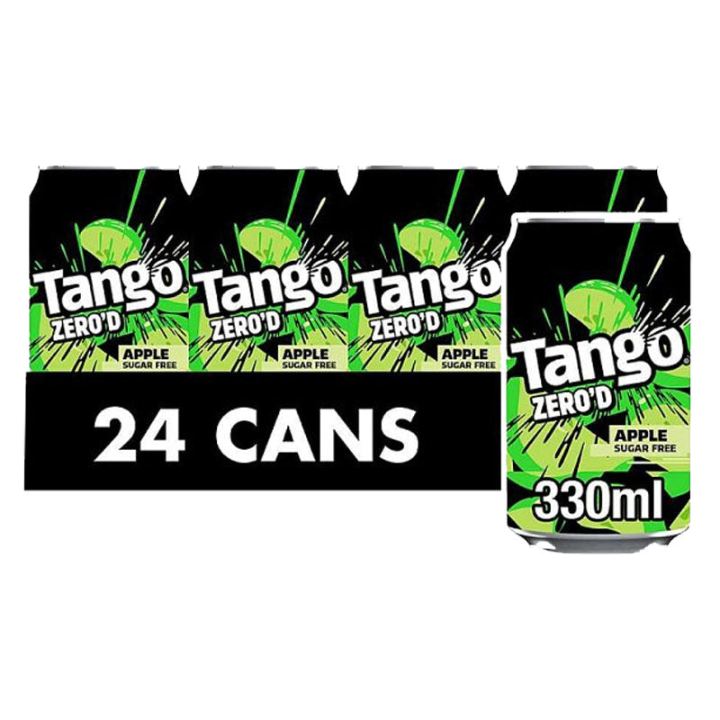 Tango Zero'd Apple Sugar Free Drink (12 & 24 Cans)