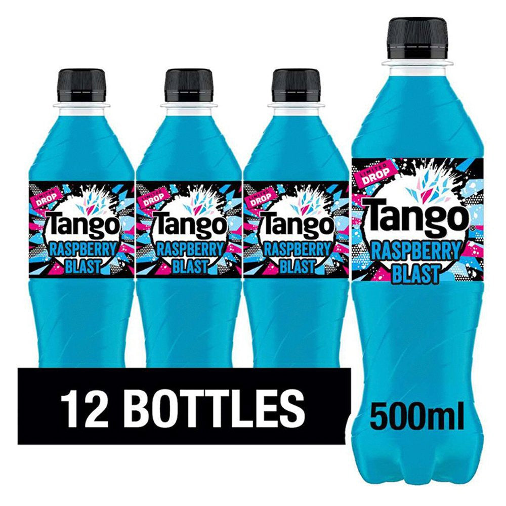 Tango Blast Raspberry Bottles 12 x 500ml