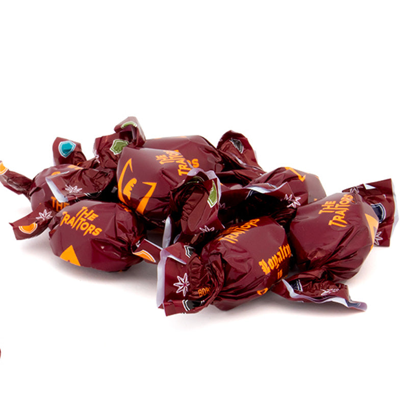 The Traitors Chews 120g Fruit Flavour Chewy Sweets (Box of 11 Bags)