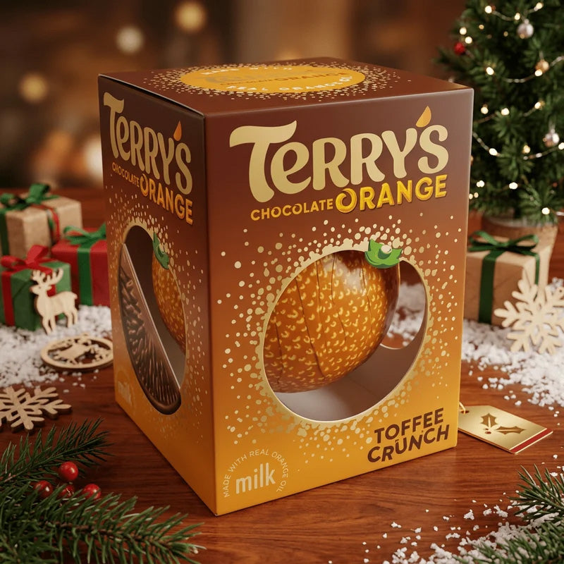 Terry’s Chocolate Orange Toffee Ball 145g – (6 & 12 Boxes)