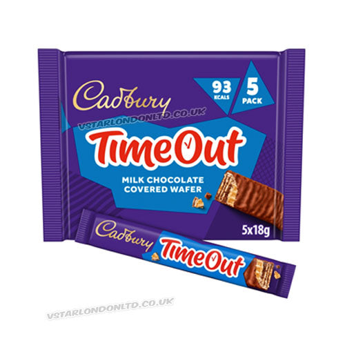Cadbury Timeout 5 Pack Multipack 90g (pack of 13)