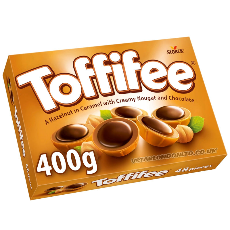 Toffifee Christmas Box 400g – 48 Pieces | Caramel Cups with Hazelnut Nougat & Chocolate