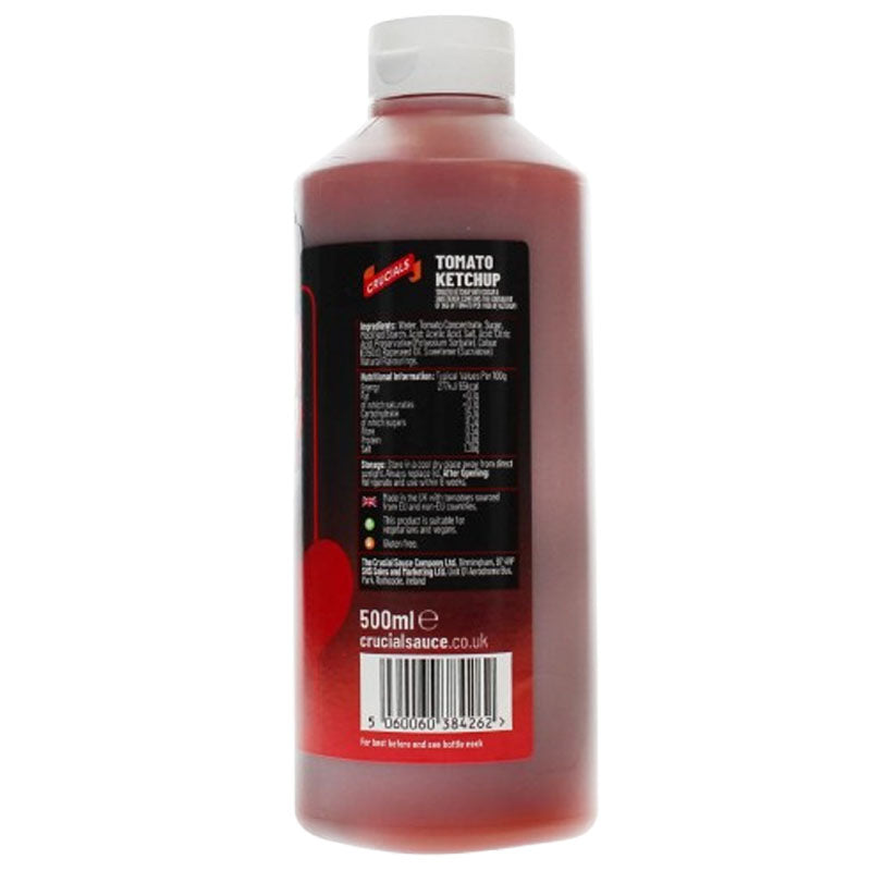 Crucials Tomato Ketchup Sauce 500ml – Rich & Fruity Classic Tomato Ketchup (Box of 2 Bottles)