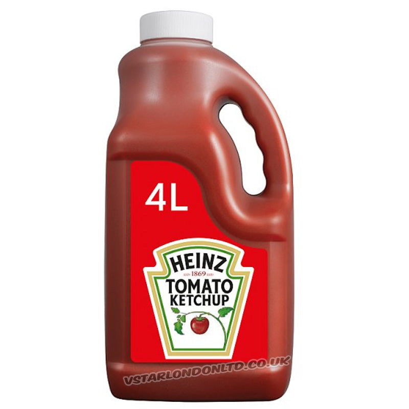 Heinz Tomato Ketchup 4.5kg Bulk Bottle Foodservice Vegetarian Sauce