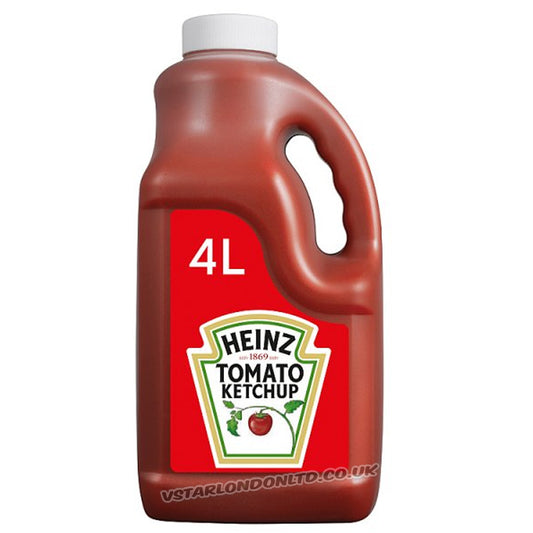 Heinz Tomato Ketchup 4.5kg Bulk Bottle Foodservice Vegetarian Sauce