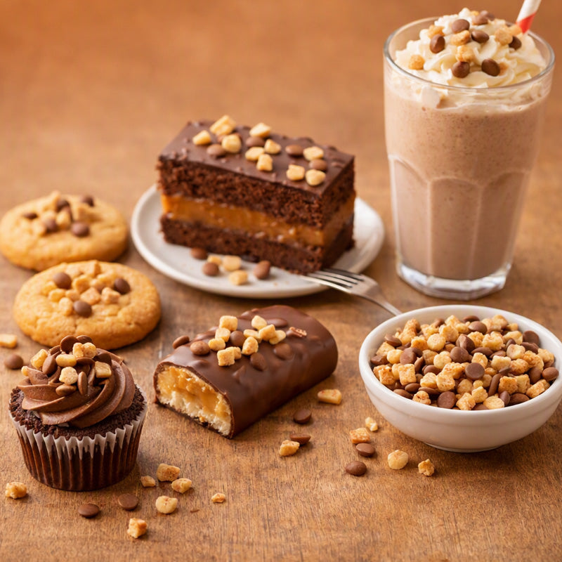 Twix Toppings 500g Biscuit Pieces Caramel Cubes Milk Chocolate Vegetarian Drops