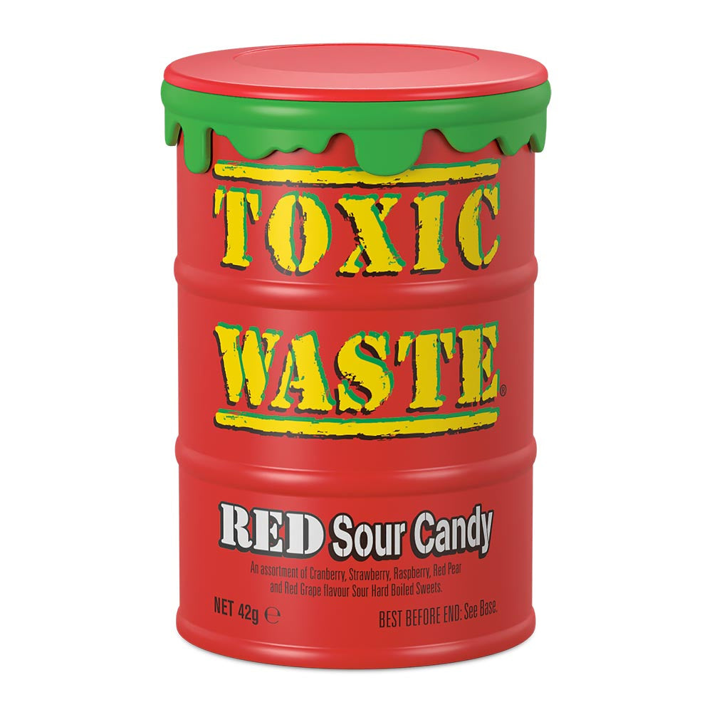 Toxic Waste Red Sour Candy 12 x 42g