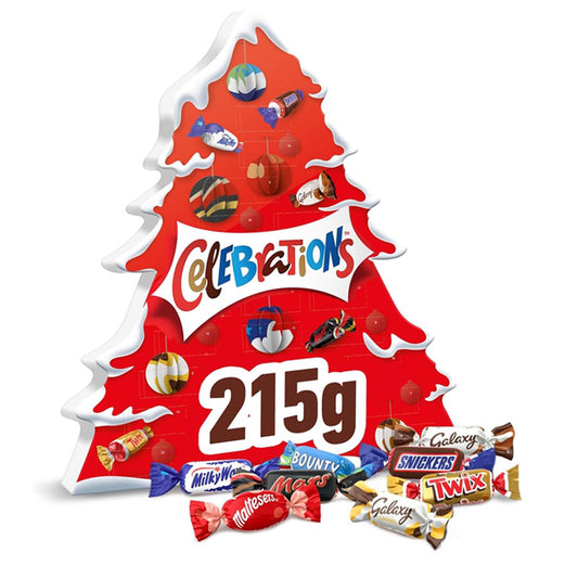Celebrations Chocolate Christmas Tree Advent Calendar 215g