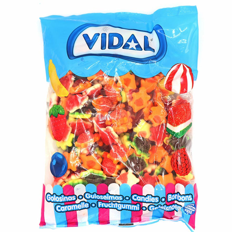 Vidal Jelly Filled Turtles Sweets 1kg – Gummy Turtles with Jelly Centre