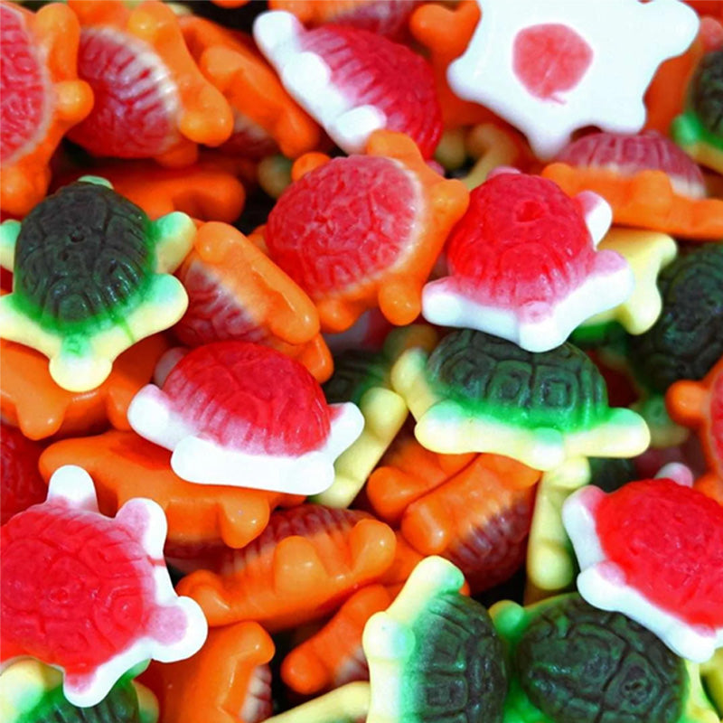 Vidal Jelly Filled Turtles Sweets 1kg – Gummy Turtles with Jelly Centre