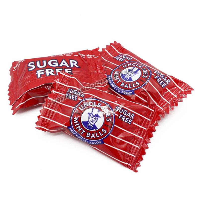 Uncle Joe's Sugar Free Mint Balls 2kg Traditional Mint Sweets Bulk Bag