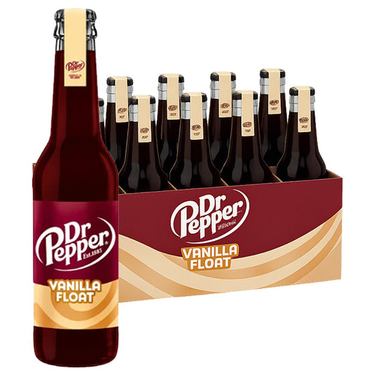 Dr Pepper Vanilla Float 12 x 275ml Glass Bottles