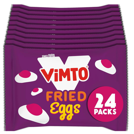 Vimto Fried Eggs Treat Bags 45g(Pack of 24)