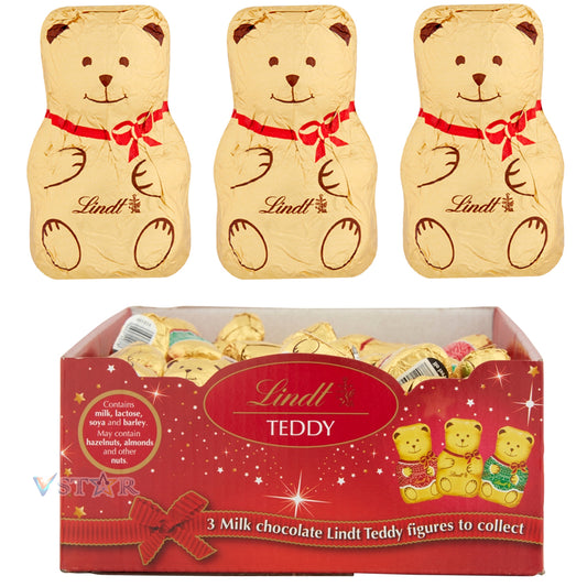 Lindt Teddy Christmas Milk Chocolate 100 x 10g Packs