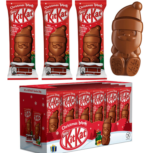 Kit Kat Santa Milk Chocolate Christmas Figure 29g (Box of 30)